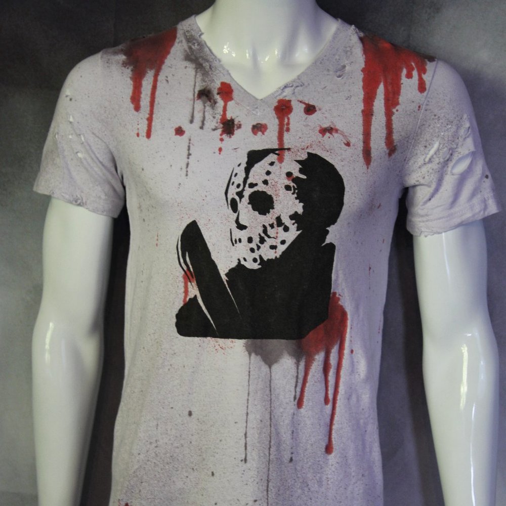 Jason Voorhees Friday the 13th Handmade Shirt